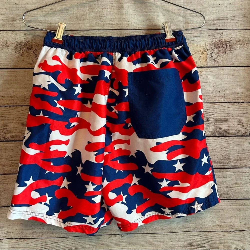 Men’s Patriotic Swim Trunks